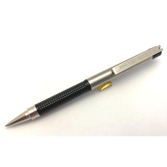 ゼブラ/ZEBRA 逆輸入 F-301コンパクトボールペン 0.7 BNZ48-BK-BK : 商
