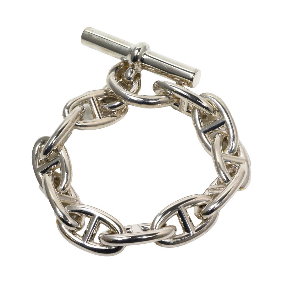 新品仕上げ HERMES エルメス SV925 シェーヌダンクル GM ブレスレット