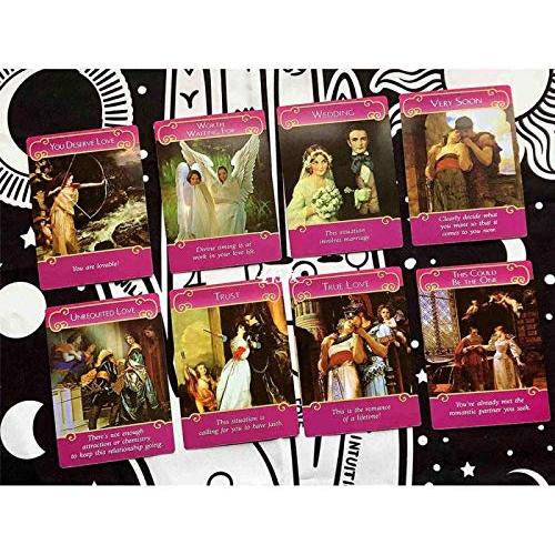 FRHKFJYKH タロットカードオラクルカード44枚ロマンスエンジェル