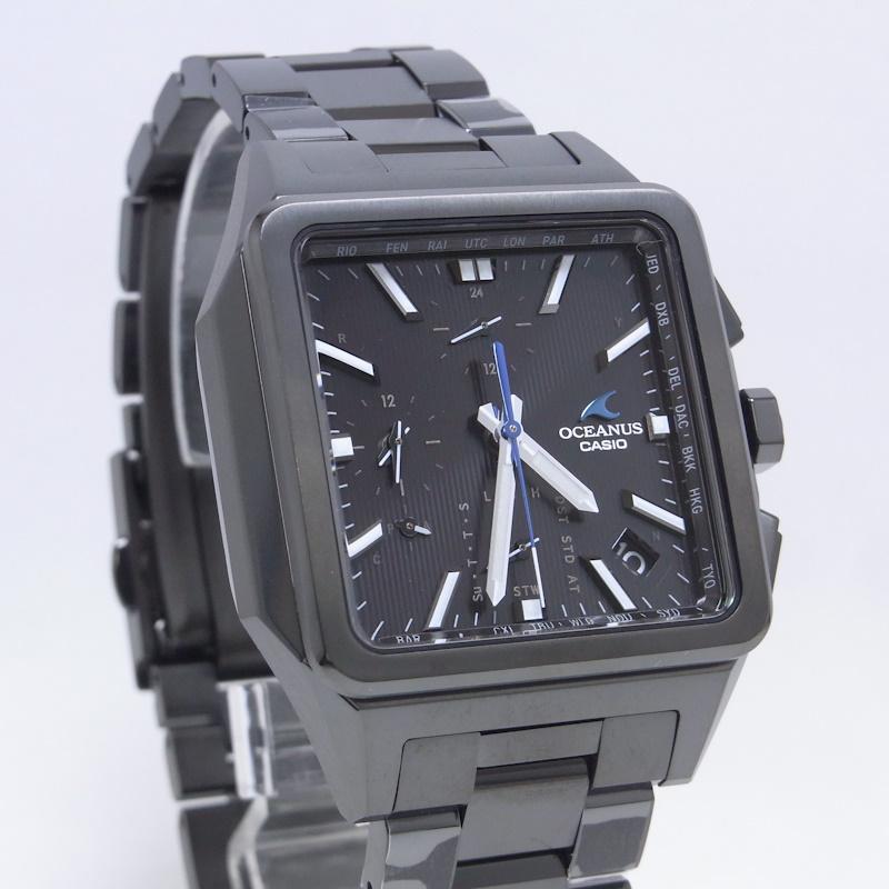 OCEANUS カシオ オシアナス クラシックライン 角型 OCW-T5000B-1AJF