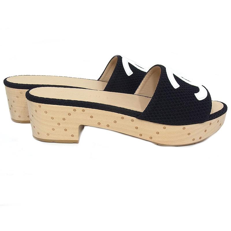 CHANEL（シャネル） サンダル ココマーク ウッドソール サイズ36 日本