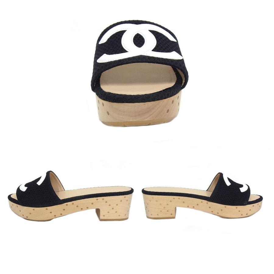 CHANEL（シャネル） サンダル ココマーク ウッドソール サイズ36 日本