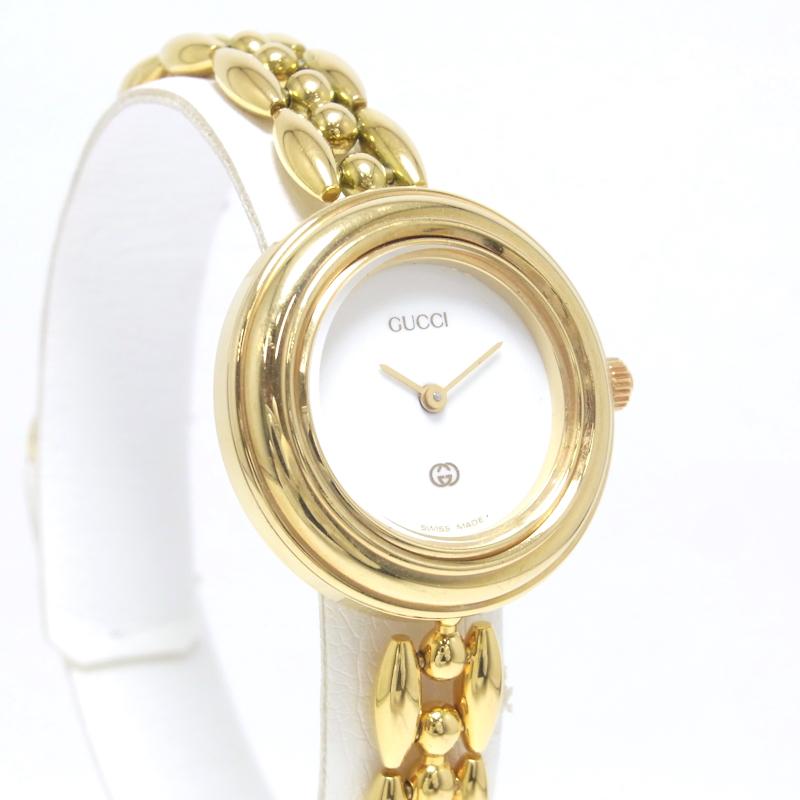 GUCCI（グッチ） 11/12 チェンジベゼル GPブレス ベゼル6色 レディース