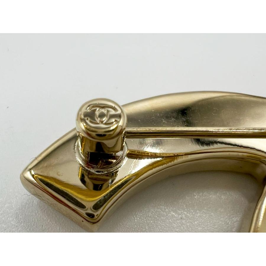 CHANEL シャネル ブローチ ツイード CCマーク レッド ブルー