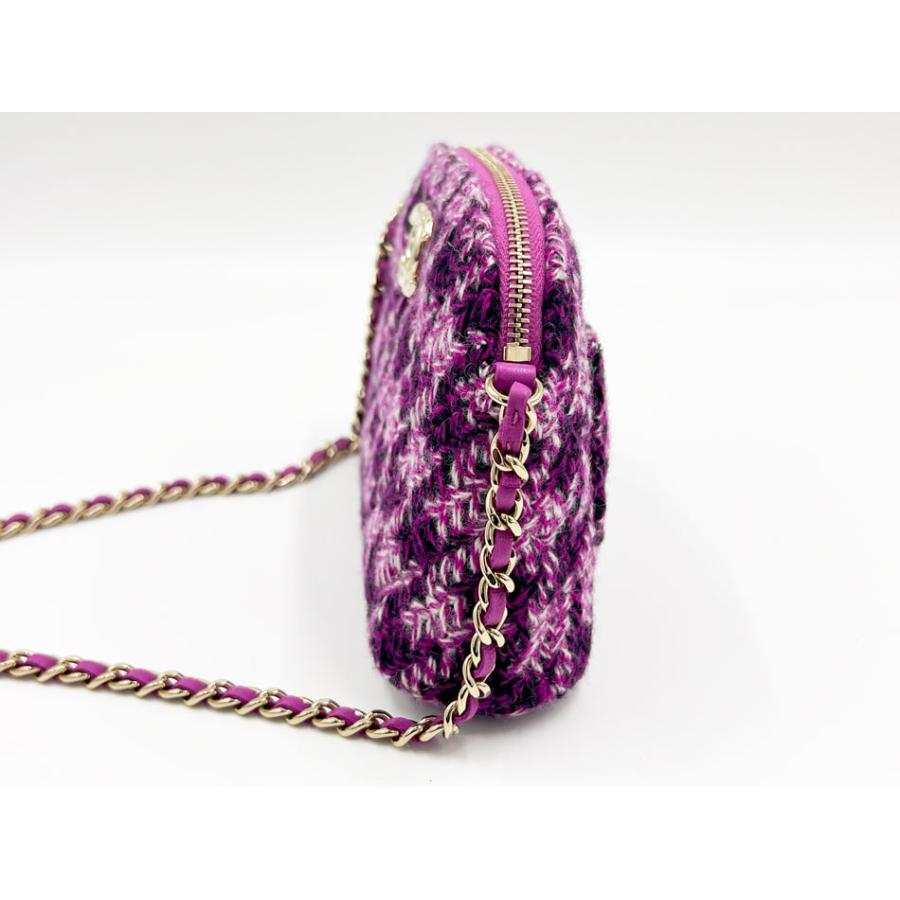 CHANEL（シャネル） チェーンショルダーバッグ ポーチ ツイード