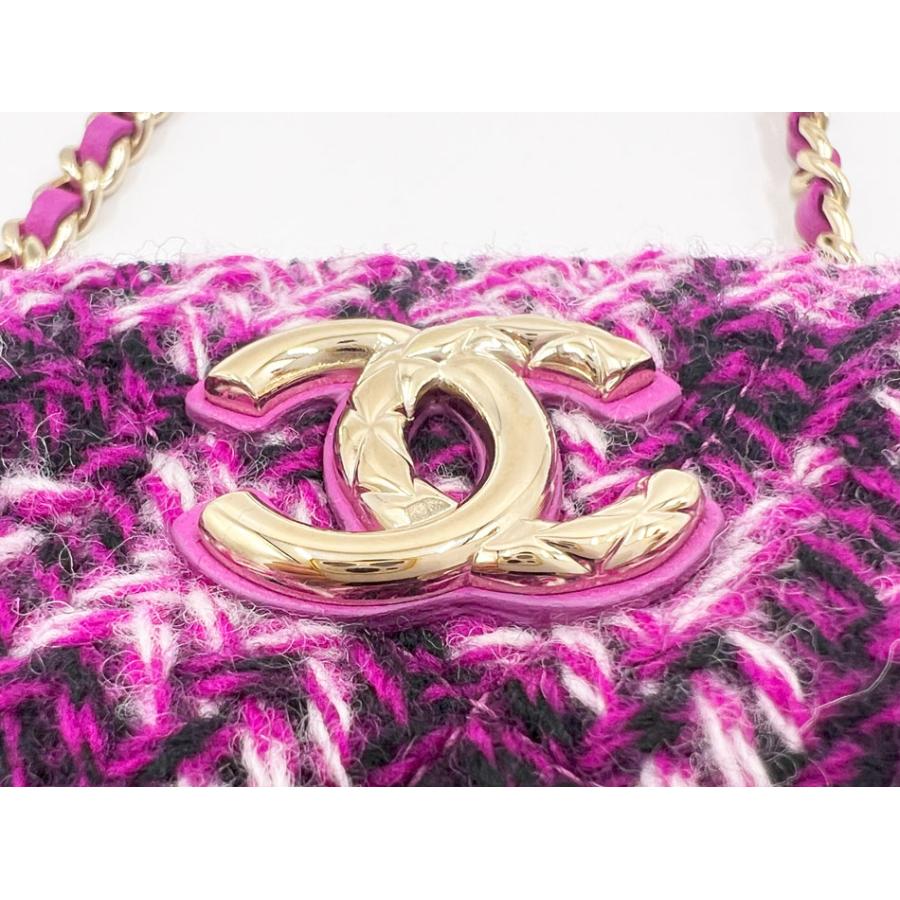 CHANEL（シャネル） チェーンショルダーバッグ ポーチ ツイード