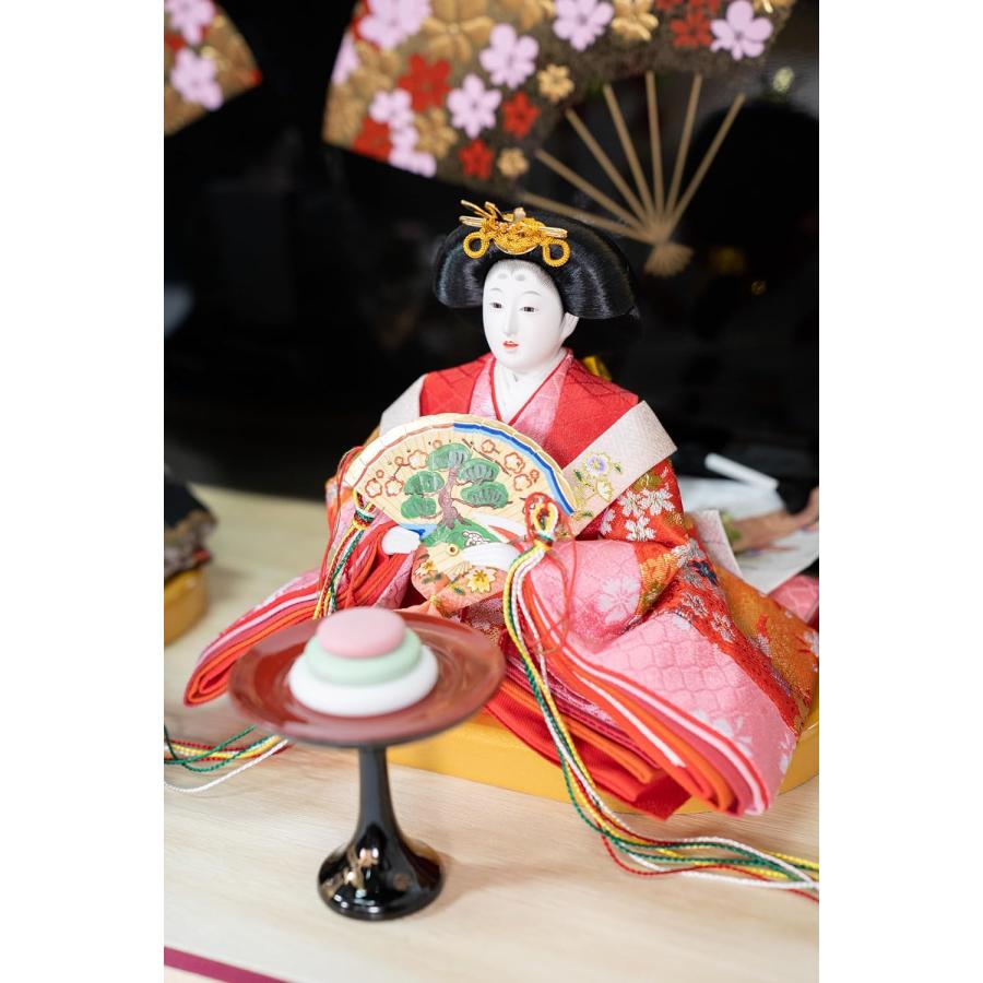 雛人形 親王飾り 平飾り A 扇 ひな人形 ひな祭り 雛祭り 雛飾り ひな
