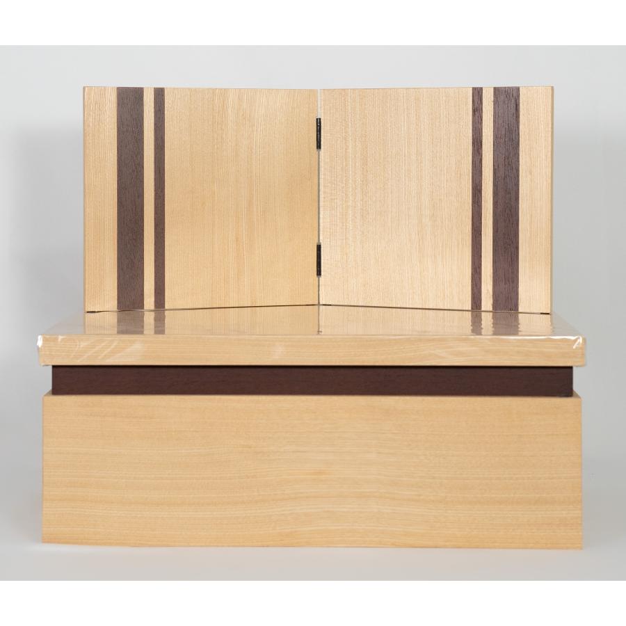 45cm収納箱 屏風 栓木親王台付き S23-36 雛祭り ひな祭り 雛人形 道具