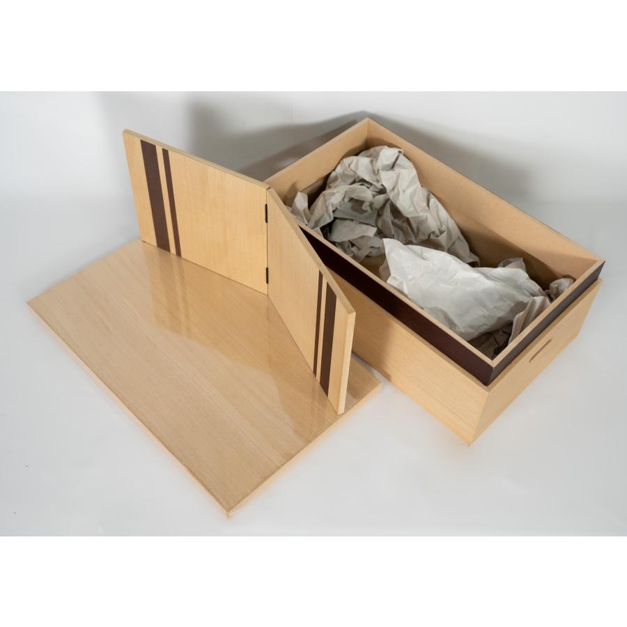 45cm収納箱 屏風 栓木親王台付き S23-36 雛祭り ひな祭り 雛人形 道具