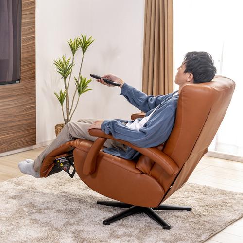 期間限定大特価】ヤマダオリジナル ［幅68］電動パーソナルチェア 本革