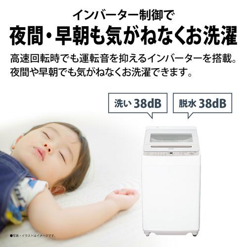 シャープ ESYGV10K インバーター洗濯機 上開き 洗濯10kg 乾燥機能無