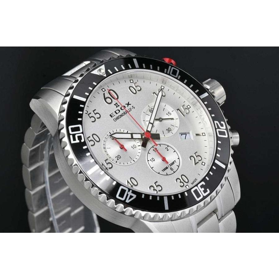 クロノラリー エドックス EDOX 10227-3M-ABN クロノラリーS メンズ SS
