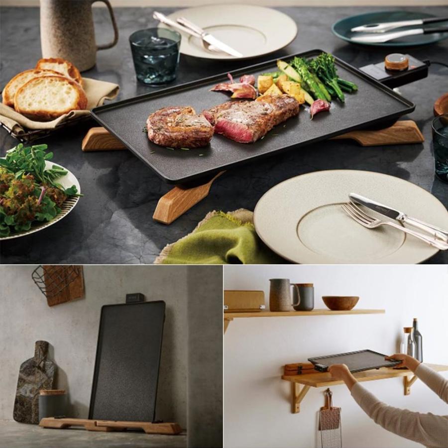 アイリスオーヤマ 薄型ホットプレート [家電 調理家電 減煙 収納] IHU