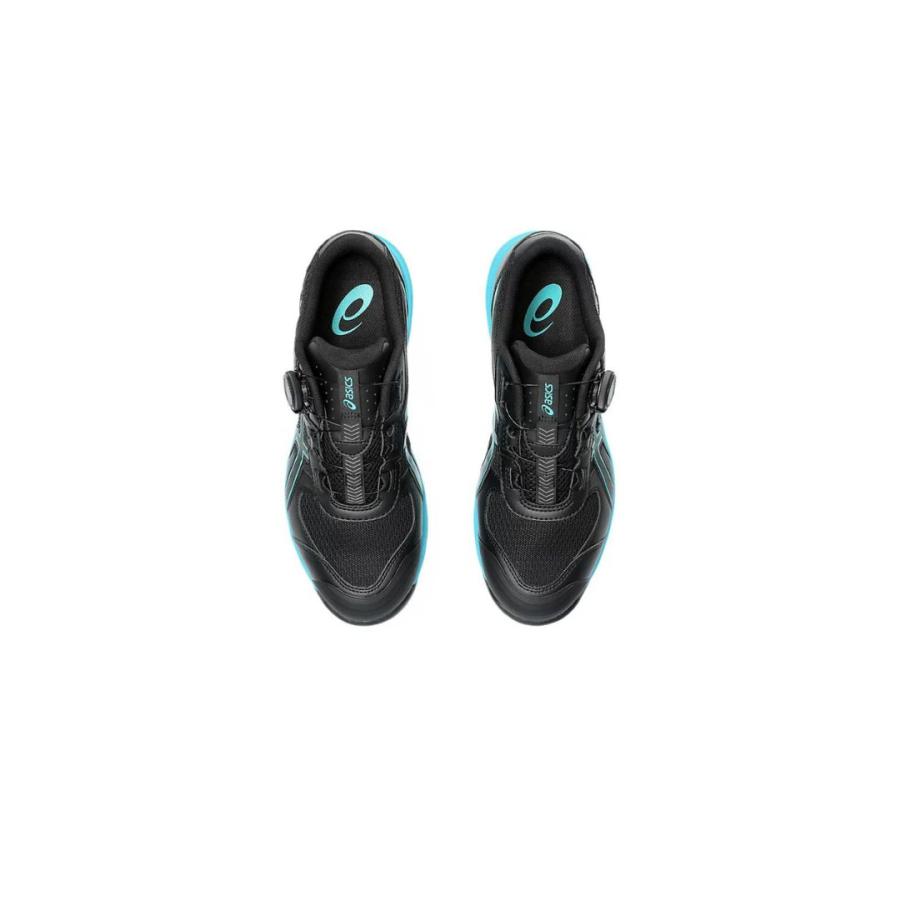 ウィンジョブ ASICS CP219 001 ブラック×ガンメタル BOA かっこいい