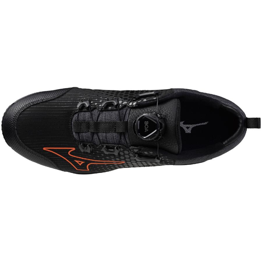 オールマイティ MIZUNO TDII51L BOA F1GA240209 ブラック×オレンジ