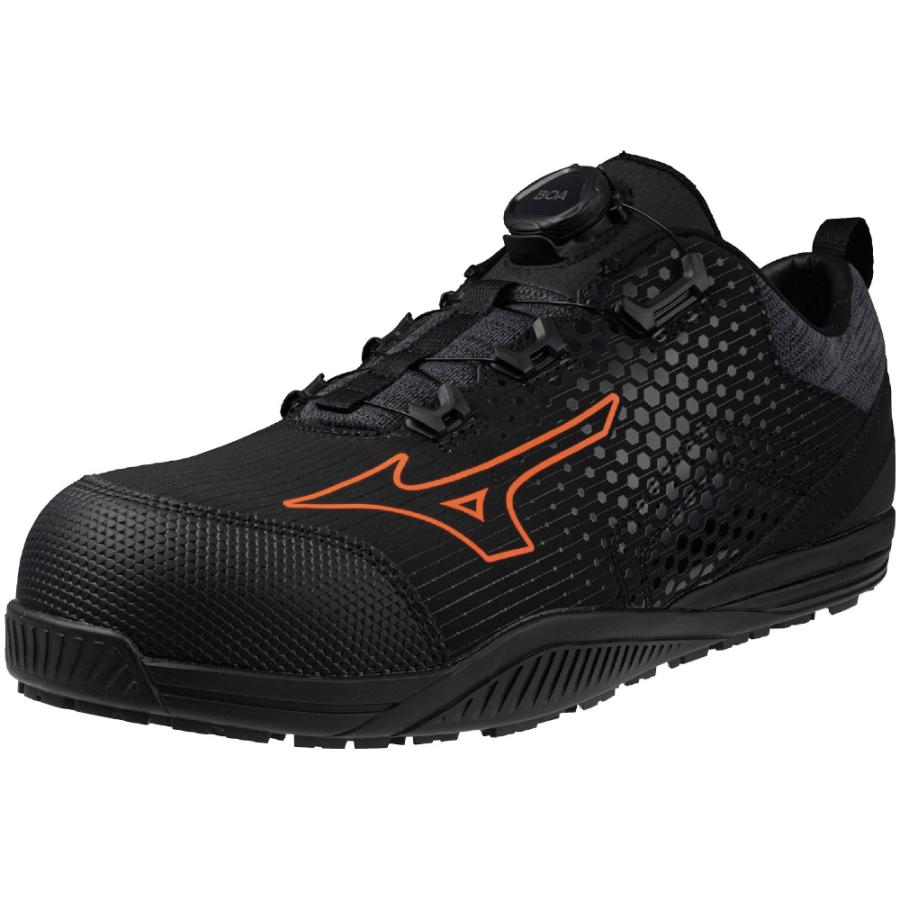 オールマイティ MIZUNO TDII51L BOA F1GA240209 ブラック×オレンジ