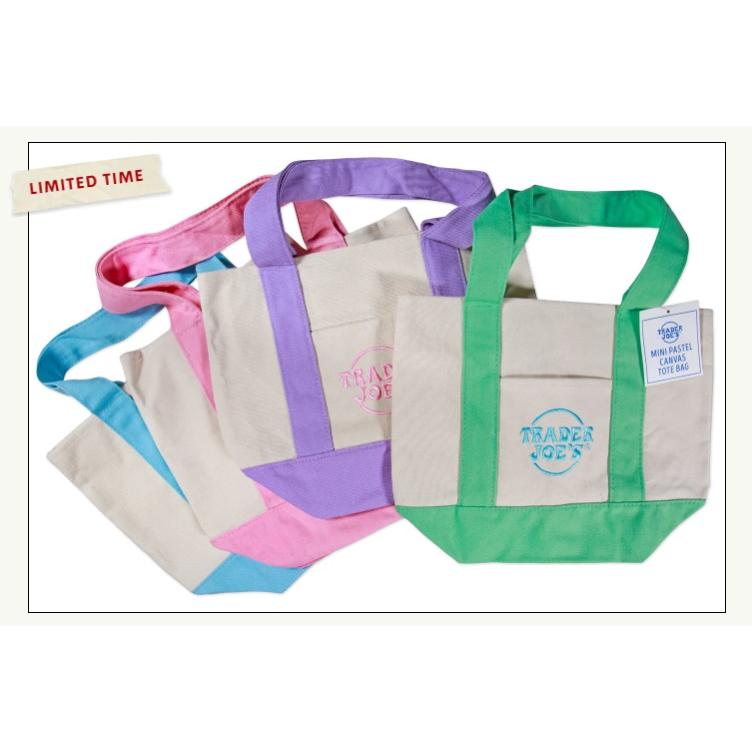 TRADER JOE'S（トレーダージョーズ） ミニ キャンバス トート ランチ