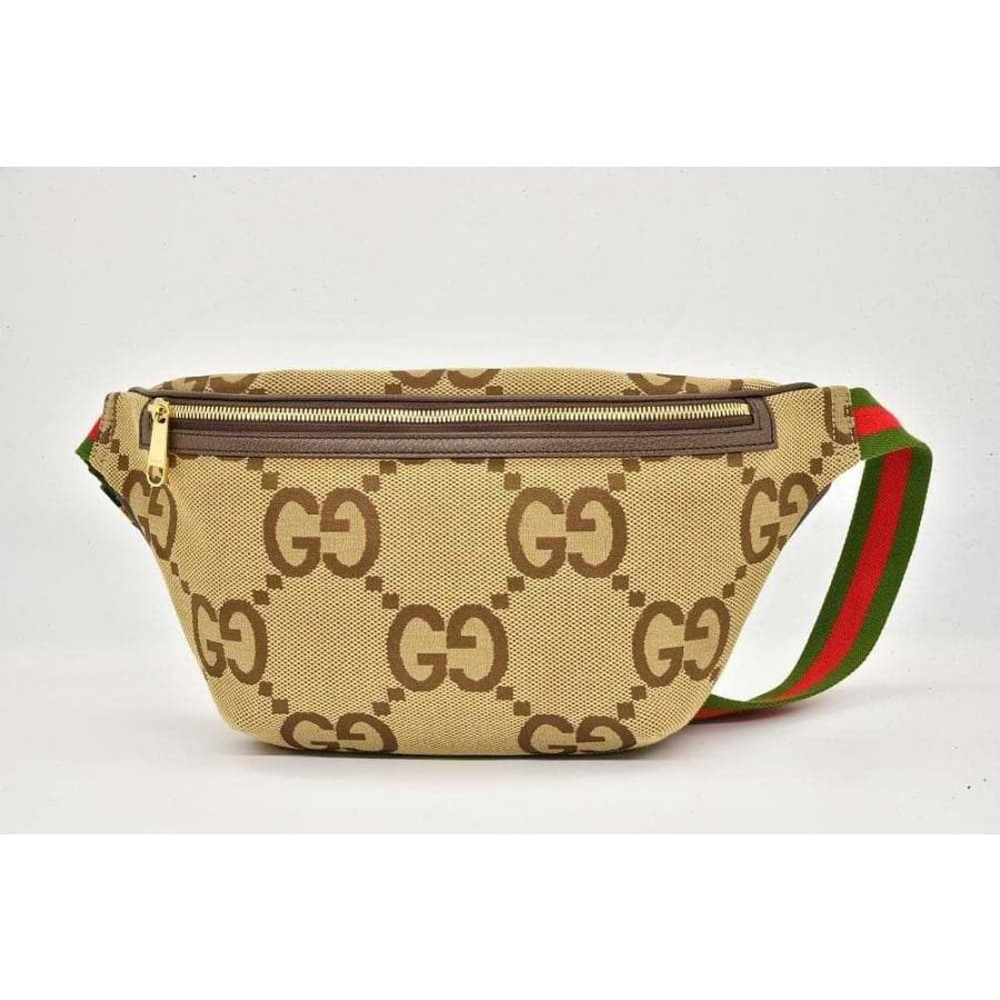 GUCCI（グッチ） ジャンボGG キャンバス ベルトバッグ ボディバッグ