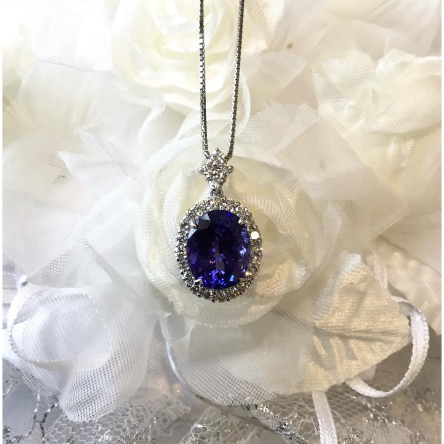 新品【鑑別書付】プラチナ Pt900/850 タンザナイト ダイヤモンド