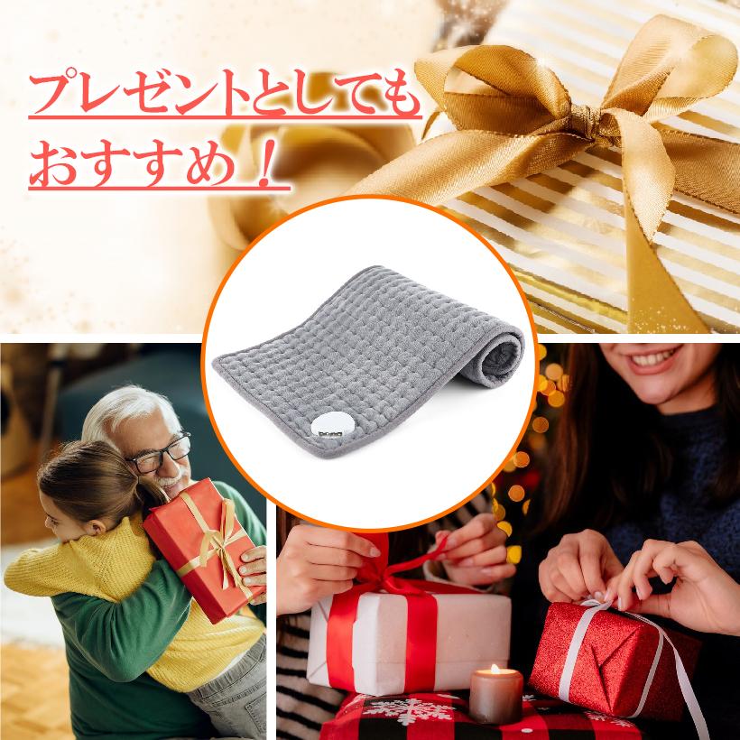 ホットマット ホットカーペット 76×40cm 温度 切替 調節 自動 タイマー