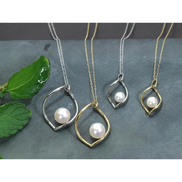 アコヤパール あこや真珠 ベビーパール5.5-6.0ミリ シンプル一珠 K18WG