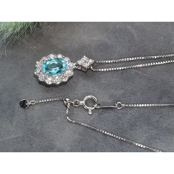 ブラジル産 パライバトルマリン 1.27カラット ダイヤモンド 0.78