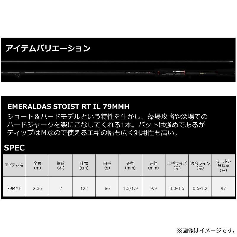 DAIWA（ダイワ） 22エメラルダスストイストRT IL 79MMH / エギング