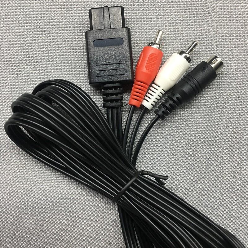 送料無料 S端子AVケーブル 接続ケーブル スーパーファミコン