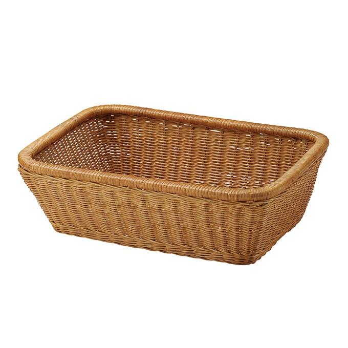 バスバスケット ランドリーバスケット 脱衣カゴ 脱衣かご 籠 スクエア