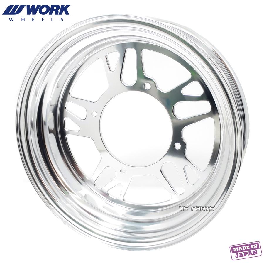 国産品]WORK超軽量/高剛性アルミホイール バフカラー[タイプGS