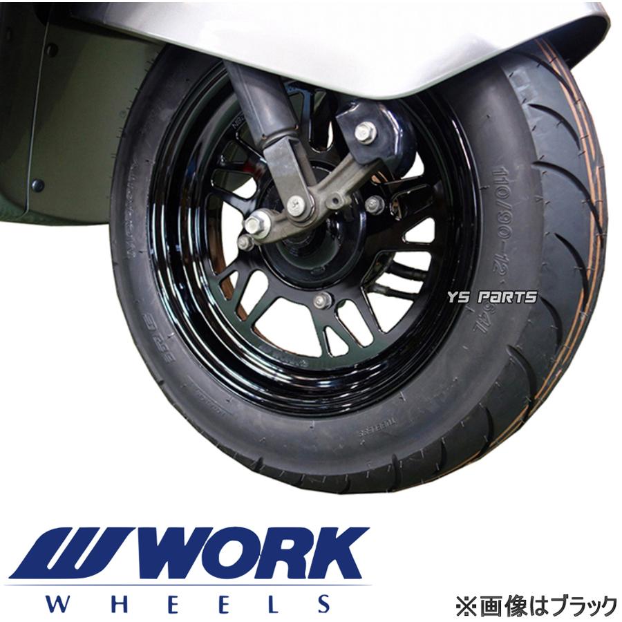 国産品]WORK超軽量/高剛性アルミホイール ブラック[タイプGS] ジャイロ