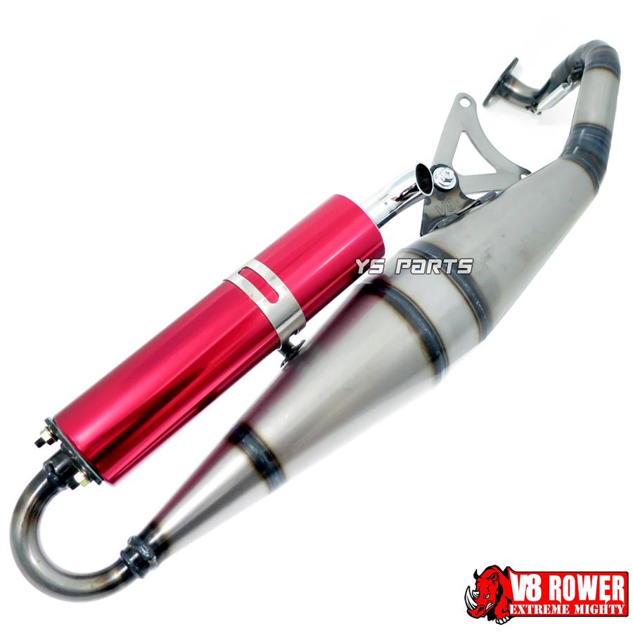 68cc〜ボアアップ対応 V8ユーロチャンバー スポーツチャンバー赤