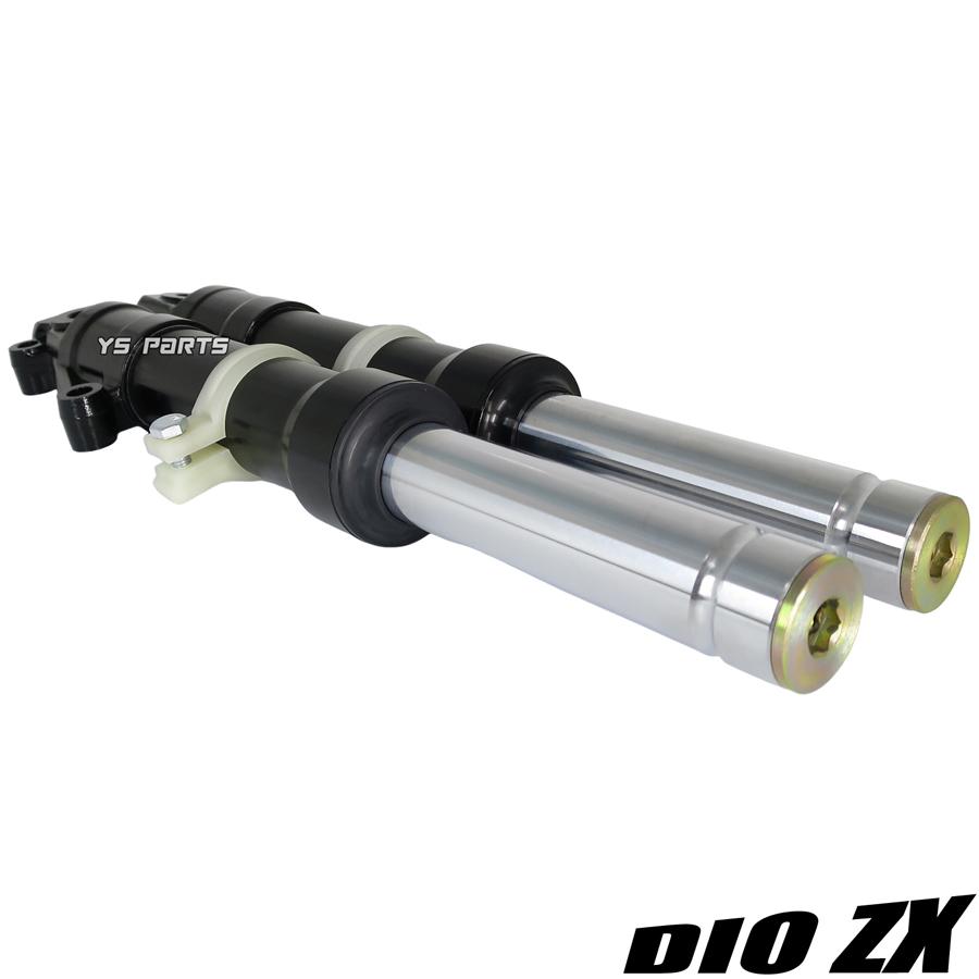 高品質]CNCフロントフォーク/フロントサスペンション黒ライブディオZX