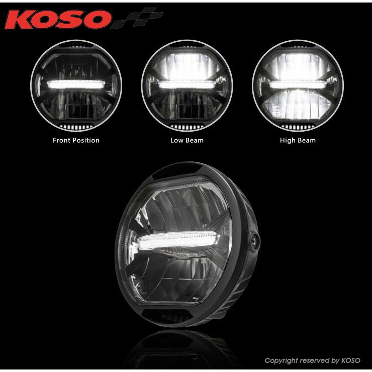 正規品]KOSO車検対応LEDヘッドライト[Ver.2]ゼファー400/ゼファー750