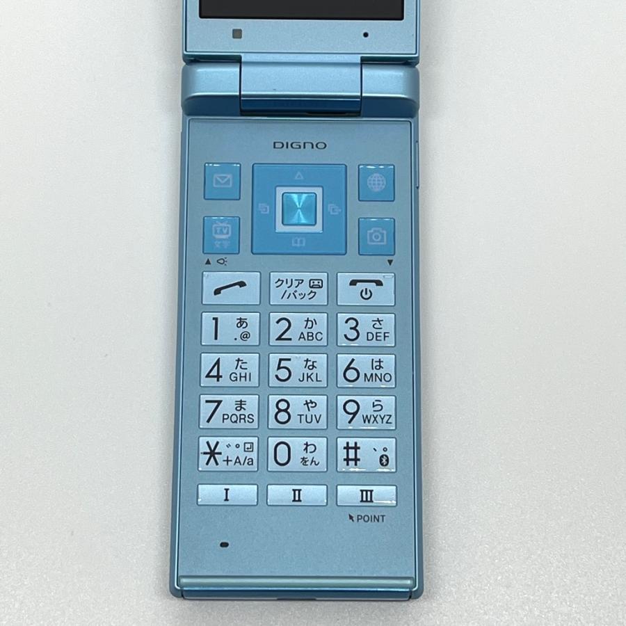 DIGNO 【美品】DIGNOケータイ2 702KC ブルー ワイモバイル SIMロック