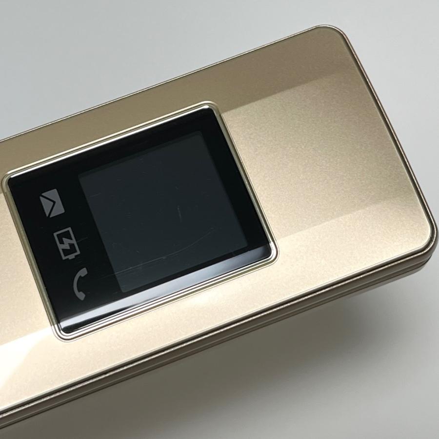 SHARP（シャープ） 【美品】シャープ かんたん携帯11 A207SH ゴールド