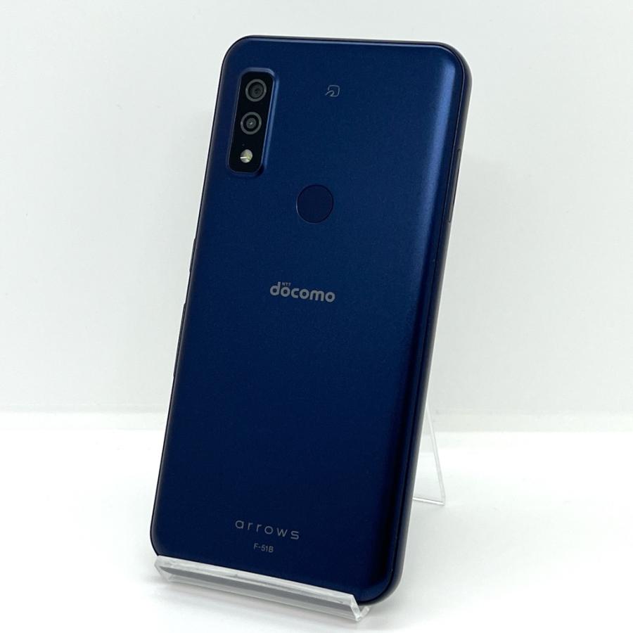 arrows We 【美品】arrows F-51B ネイビー docomo SIMフリー 64GB／4GB