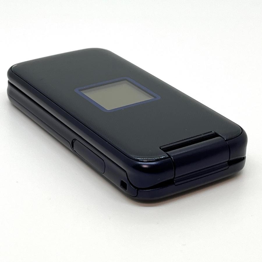 らくらくシリーズ 【良品】らくらくホン F-02J ネイビー ドコモ SIM