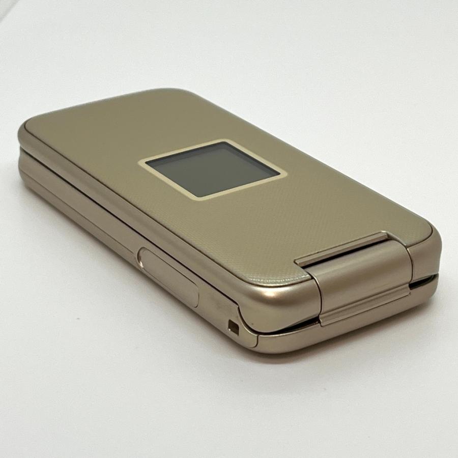 らくらくシリーズ 【美品】らくらくホン F-02J ゴールド ドコモ SIM