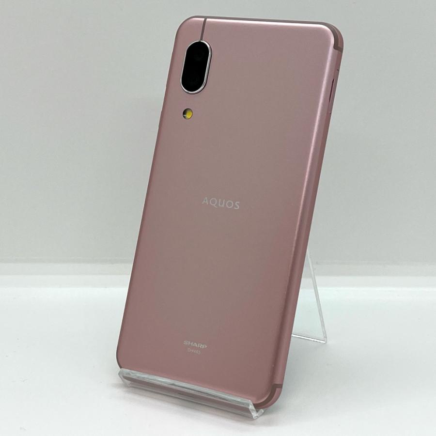 AQUOS sense 美品 sense3 SHV45 ソフトピンク au SIMロック解除済 64GB