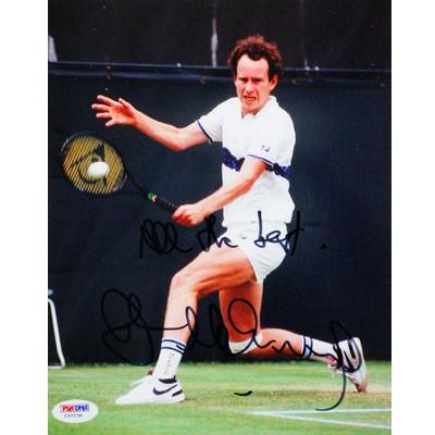 レア!! ジョン・マッケンロー選手 直筆サイン入り記念フォトパネル PSA