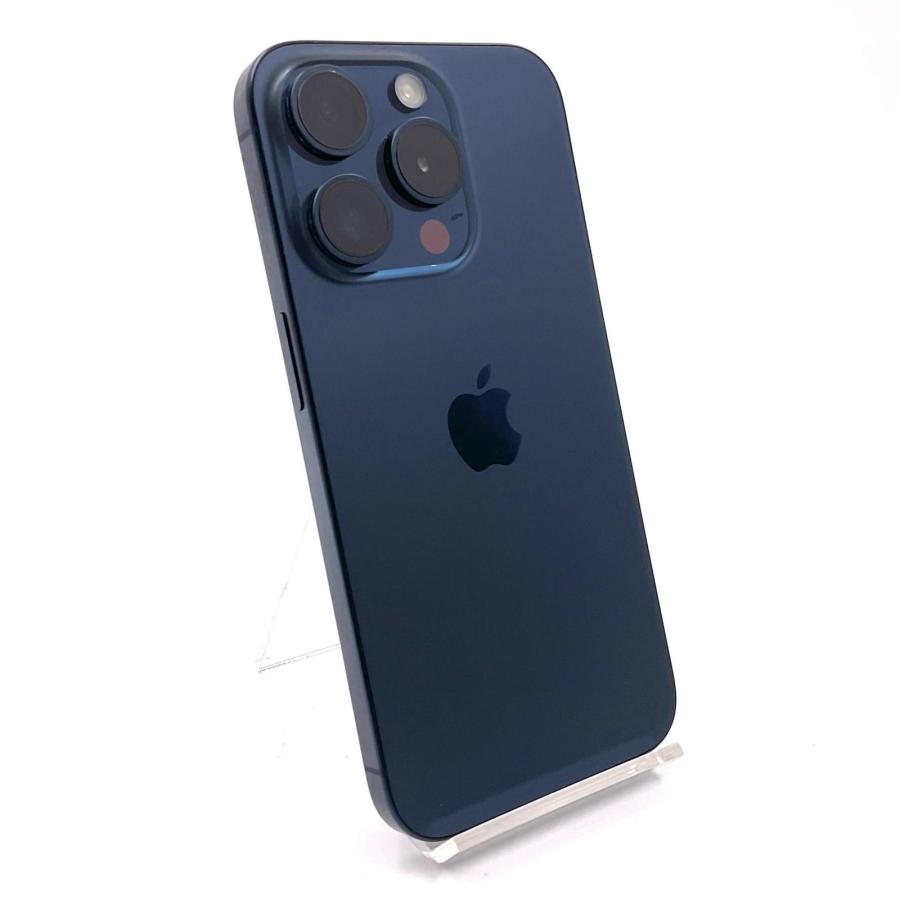 Apple iPhone 15 Pro 128GB ブルーチタニウム SIMフリー 白ロム 動作