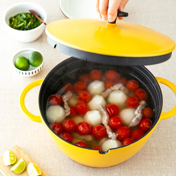 share with Kurihara harumi うまみ鍋 22cm IH対応 マスタード