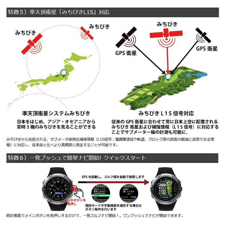 ショットナビ ゴルフ W1 Evolve エボルブ 腕時計型 GPSナビ SHOT NAVI