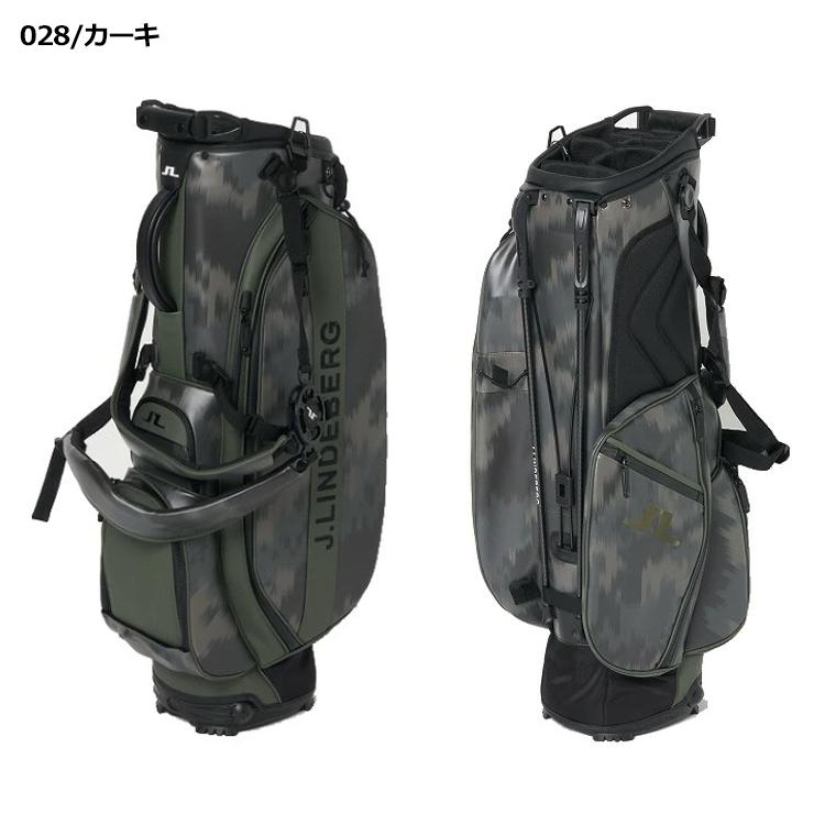 J.LINDEBERG スタンド式 キャディバッグ カモフラ柄 J.LINDEBERG