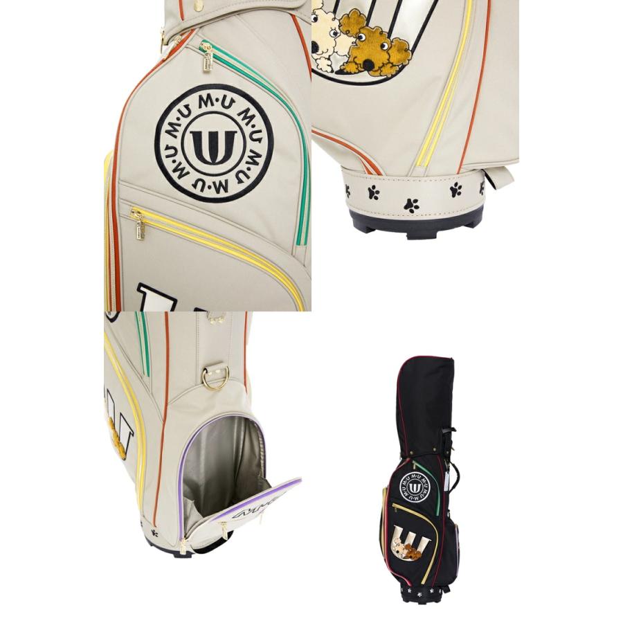 M・Uスポーツ キャンバス風キャディバッグ アイボリー 63,800円 M・U