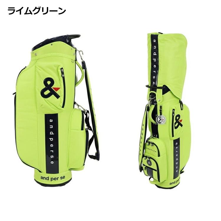 and per se（アンパスィ） ゴルフ 9.0型 キャディバッグ AUS7305