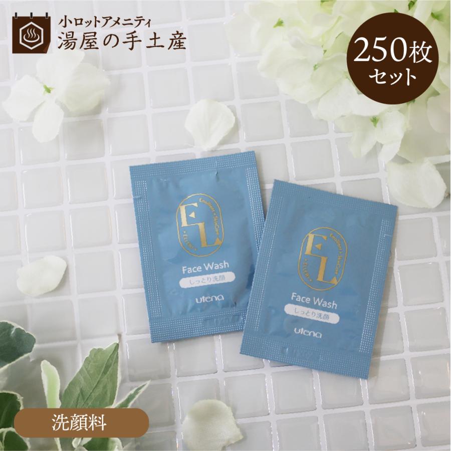 洗顔 「 洗顔料 パウチ ウテナ エルリエモリエント 250枚 セット