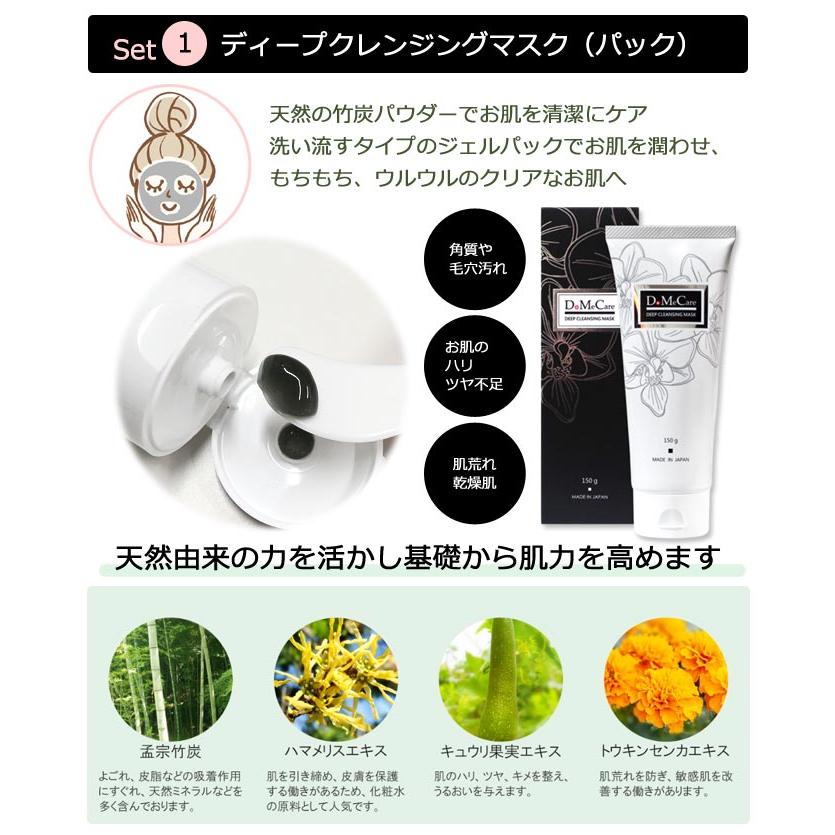 DoMeCare 3点セット （ディープクレンジングマスク＆マイクロクレイ