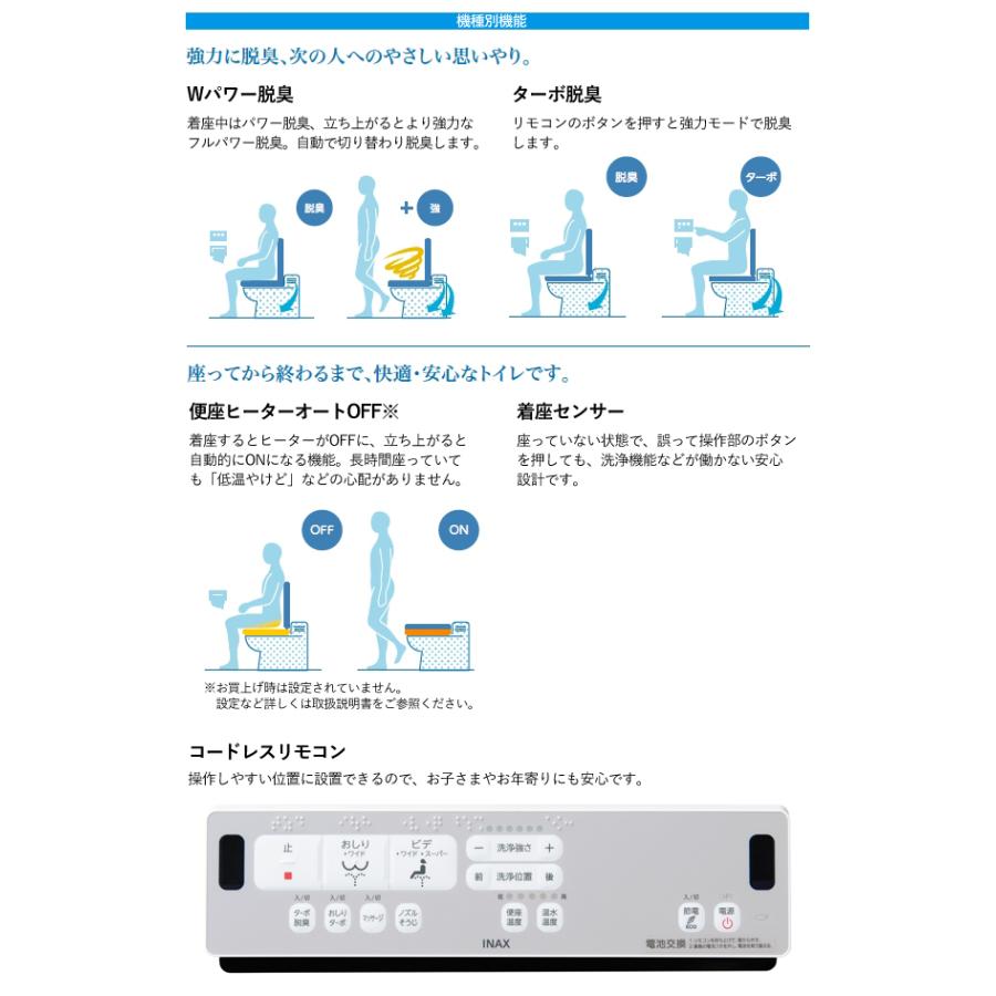 LIXIL（リクシル） INAX 温水洗浄便座 シャワートイレ CW-RAA2 BB7 RA